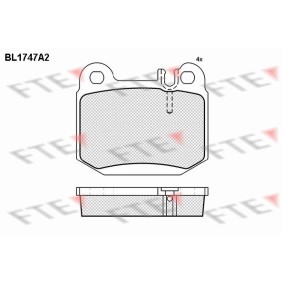 Acquista Kit pastiglie freni da FTE BL1747A2 a buon mercato per soli 32,36 €