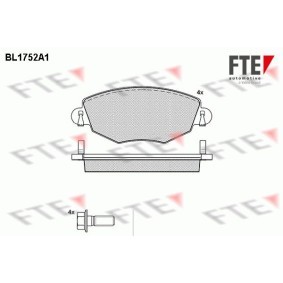 Bremsbeläge BL1752A1 von FTE günstig für 42,76 € online kaufen