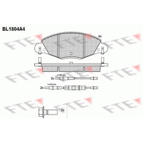 Bremsbeläge BL1804A4 von FTE günstig für 41,53 € online kaufen