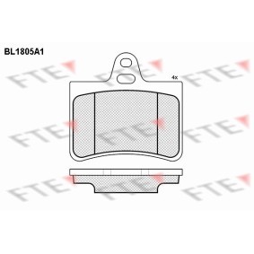 Bremsbeläge BL1805A1 von FTE günstig für 26,37 € online kaufen
