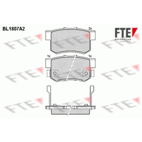 Achetez des Plaquettes de frein FTE BL1807A2 à prix pour 26,84 €