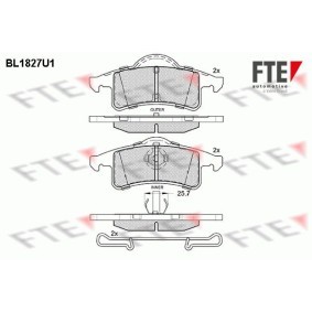 Bremsbeläge BL1827U1 von FTE günstig für 46,75 € online kaufen