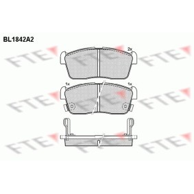 Achetez des Plaquettes de frein FTE BL1842A2 à prix pour 35,40 €
