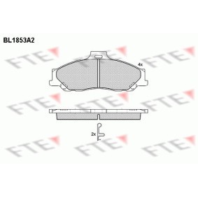 Bremsbeläge von FTE