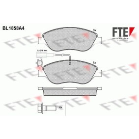 Bremsbeläge BL1858A4 von FTE günstig für 44,70 € online kaufen