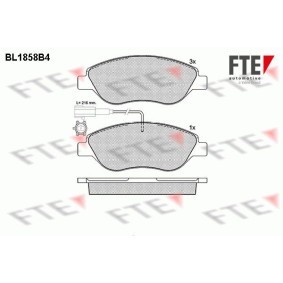 Bremsbeläge für LANCIA von FTE