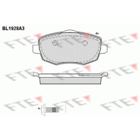 Bremsbeläge BL1928A3 von FTE günstig für 36,78 € online kaufen