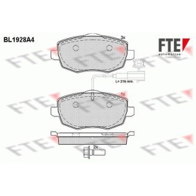 Bremsbeläge BL1928A4 von FTE günstig für 42,80 € online kaufen