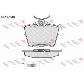 Bremsbeläge BL1975A3 von FTE günstig für 42,52 € online kaufen