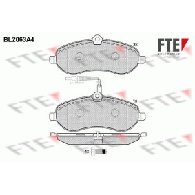 Bremsbeläge für TOYOTA von FTE