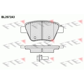 Bremsbeläge BL2072A3 von FTE günstig für 32,63 € online kaufen