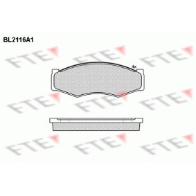 Acquista Kit pastiglie freni da FTE BL2116A1 a buon mercato per soli 60,71 €