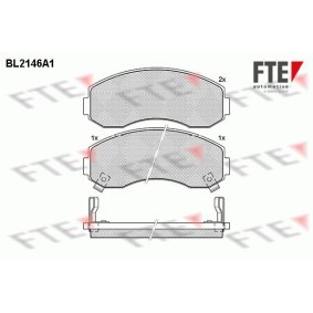 Bremsbeläge für KIA von FTE