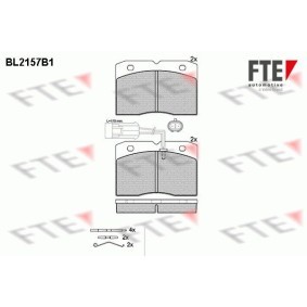 Bremsbeläge BL2157B1 von FTE günstig für 62,16 € online kaufen