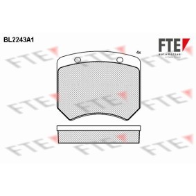 Acquista Kit pastiglie freni da FTE BL2243A1 a buon mercato per soli 78,21 €
