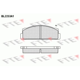 Acquista Kit pastiglie freni da FTE BL2253A1 a buon mercato per soli 28,63 €