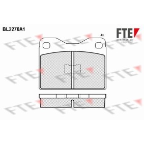 Acquista Kit pastiglie freni da FTE BL2270A1 a buon mercato per soli 42,79 €