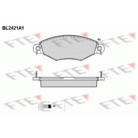 Bremsbeläge BL2421A1 von FTE günstig für 26,91 € online kaufen