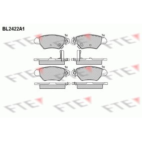Achetez des Plaquettes de frein FTE BL2422A1 à prix pour 43,22 €