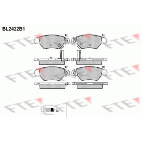 Achetez des Plaquettes de frein FTE BL2422B1 à prix pour 26,96 €