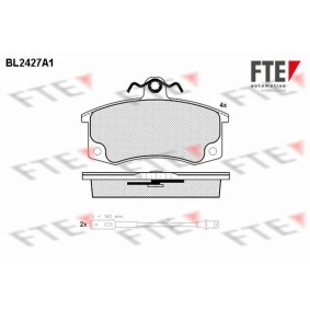 Bremsbeläge für LADA von FTE