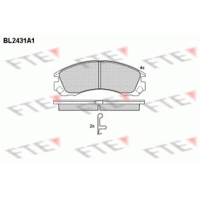 Bremsbeläge von FTE