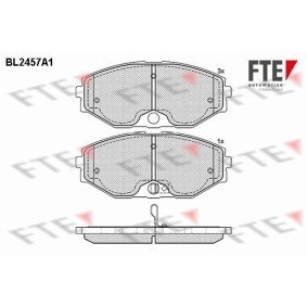 Acquista Kit pastiglie freni da FTE BL2457A1 a buon mercato per soli 65,64 €