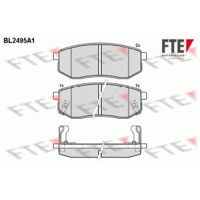 Bremsbeläge für HYUNDAI von FTE