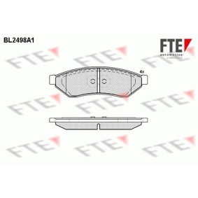 Compre Pastilhas de travão da FTE BL2498A1 a um preço baixo por 42,75 €