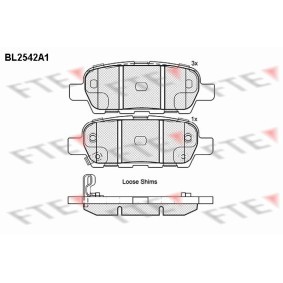 Acquista Kit pastiglie freni da FTE BL2542A1 a buon mercato per soli 33,11 €