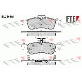 Achetez des Plaquettes de frein FTE BL2564A1 à prix pour 41,04 €