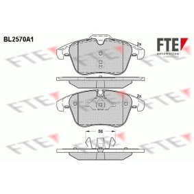 Bremsbeläge BL2570A1 von FTE günstig für 60,66 € online kaufen