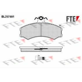 Acquista Kit pastiglie freni da FTE BL2574A1 a buon mercato per soli 86,39 €