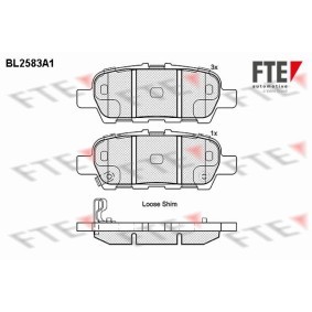 Acquista Kit pastiglie freni da FTE BL2583A1 a buon mercato per soli 32,91 €