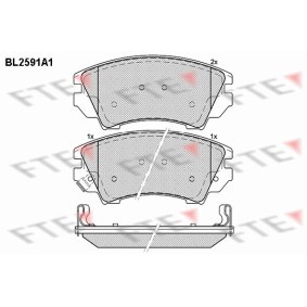 Achetez des Plaquettes de frein FTE BL2591A1 à prix pour 47,73 €
