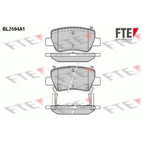Bremsbeläge BL2594A1 von FTE günstig für 30,91 € online kaufen