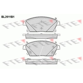 Compre Pastilhas de travão da FTE BL2611B1 a um preço baixo por 43,14 €