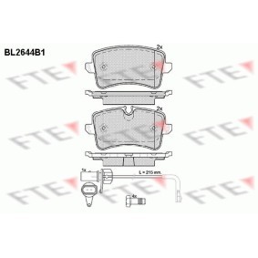 Comprar Juego de pastillas de freno de FTE BL2644B1 a bajo precio de 47,16 €