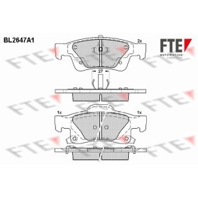 Acquista Kit pastiglie freni da FTE BL2647A1 a buon mercato per soli 39,59 €