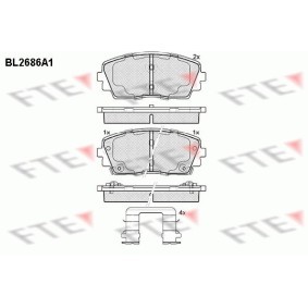 Bremsbeläge BL2686A1 von FTE günstig für 38,13 € online kaufen
