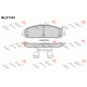 Acquista Kit pastiglie freni da FTE BL2717A1 a buon mercato per soli 60,62 €