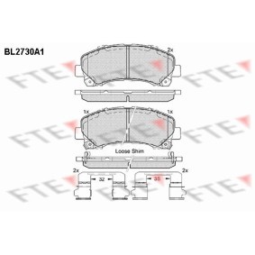 Acquista Kit pastiglie freni da FTE BL2730A1 a buon mercato per soli 65,10 €