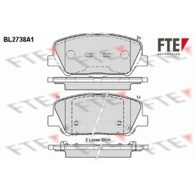 Bremsbeläge BL2738A1 von FTE günstig für 42,85 € online kaufen