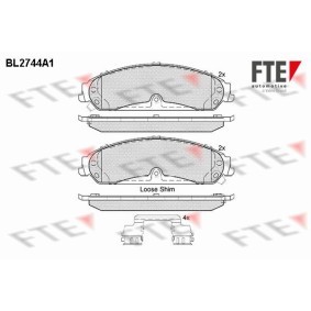Bremsbeläge BL2744A1 von FTE günstig für 131,93 € online kaufen