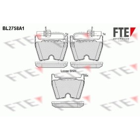 Acquista Kit pastiglie freni da FTE BL2758A1 a buon mercato per soli 72,83 €