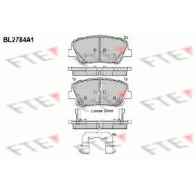 Bremsbeläge für HYUNDAI von FTE