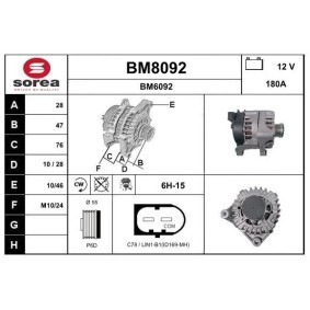 Køb Generator af SNRA BM8092 til den lave pris 3005,17 DKK