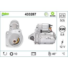 Köp Startmotor av VALEO 433287 till det låga priset 1761,45 kr