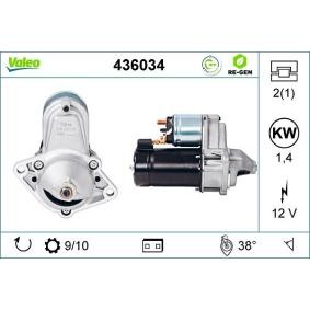 Köp Startmotor av VALEO 436034 till det låga priset 4630,27 kr