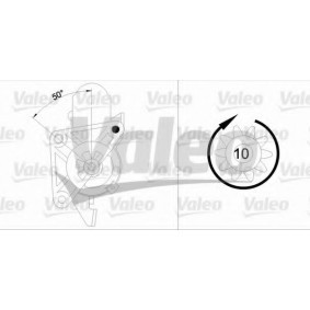 Compre Motor de arranque da VALEO 436061 a um preço baixo por 476,38 €